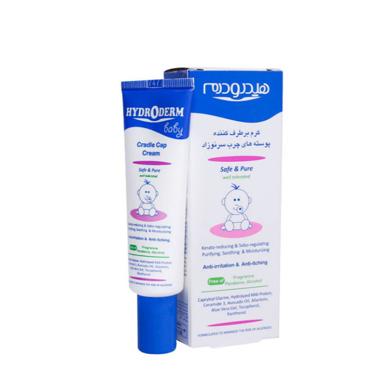 کرم برطرف کننده پوسته های چرب سر نوزاد هیدرودرم 30 میلی لیتر