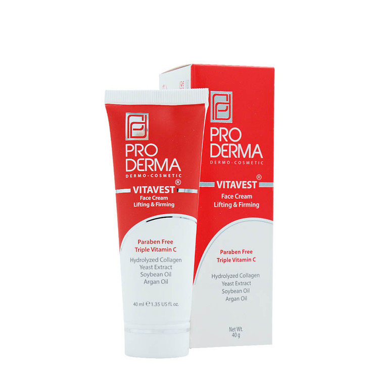 کرم ضد چروک و سفت کننده پوست صورت ویتاوست 40 میلی لیتر پرودرما