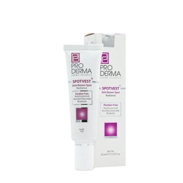 کرم روشن کننده لک های پوست پرودرما 20 میلی لیتر