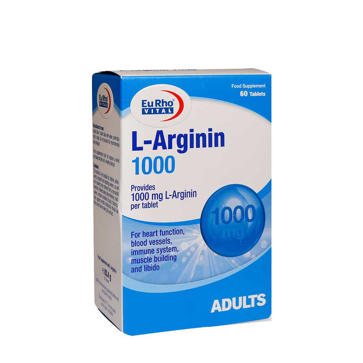 قرص ال آرژنین 1000 میلی گرم یوروویتال 60 عدد
