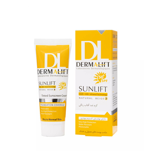 ضد آفتاب رنگی پوست های معمولی و خشک سان | بژ طبیعی