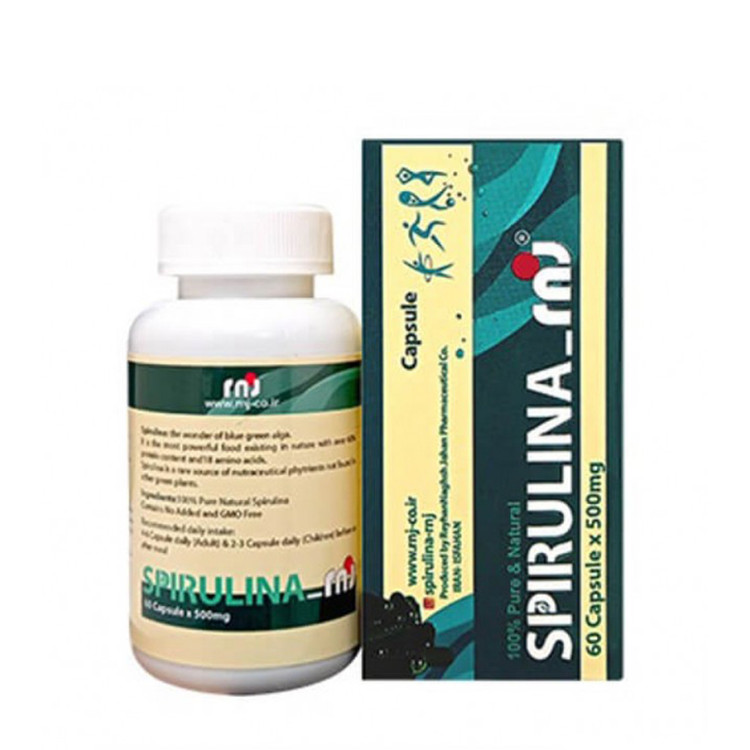 کپسول اسپیرولینا آر ان جی 60 عدد