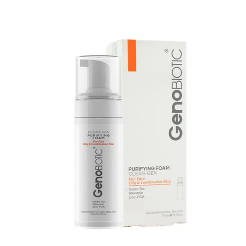 فوم شستشوی صورت ژنوبایوتیک پوست چرب و مختلط 150 میلی لیتر
