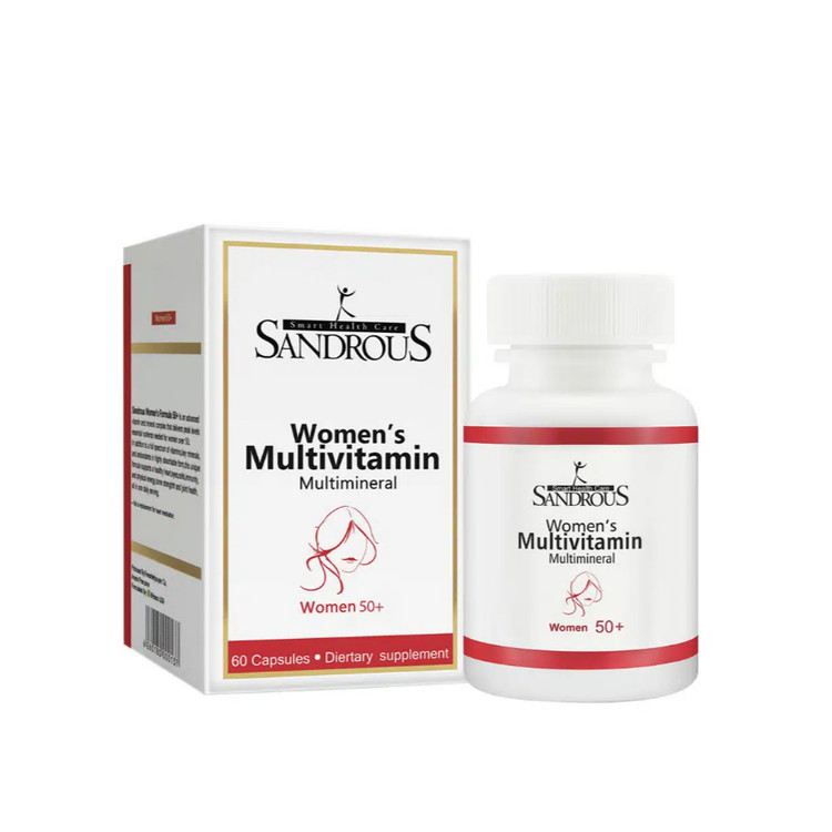 کپسول مولتی ویتامین مولتی مینرال سندروس مناسب بانوان بالای 50 سال 60 عدد