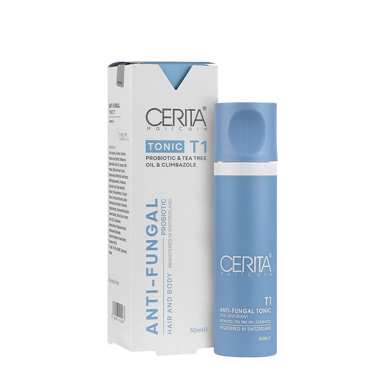 تونیک ضد شوره T1 سریتا مناسب سر و بدن 50 میلی لیتر