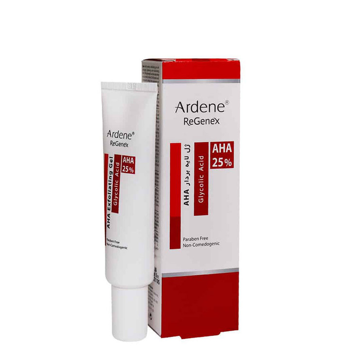 ژل لایه بردار صورت ریجنکس آردن حاوی 25 درصد آلفا هیدروکسی اسید 30 گرم