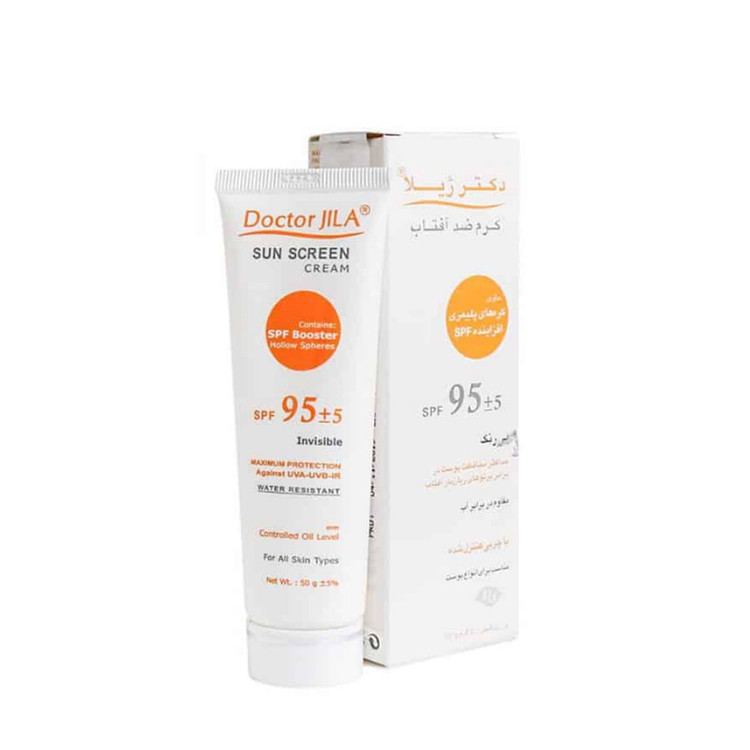 کرم ضد آفتاب SPF95 دکتر ژیلا با چربی کنترل شده 50 میلی لیتر