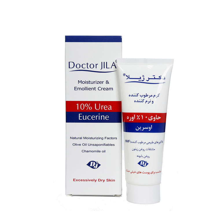 کرم نرم کننده 10 درصد اوره دکتر ژیلا مناسب پوست خیلی خشک ۷۵ گرم
