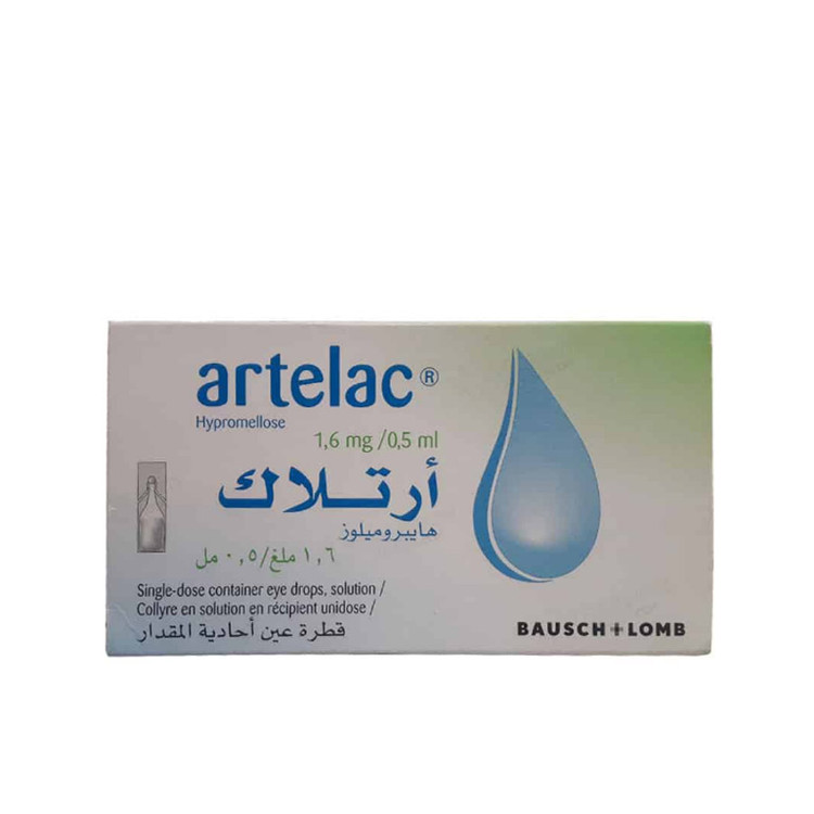 قطره تک دوز اشک مصنوعی آرتلاک بوش اند لومب بسته 60 عددی
