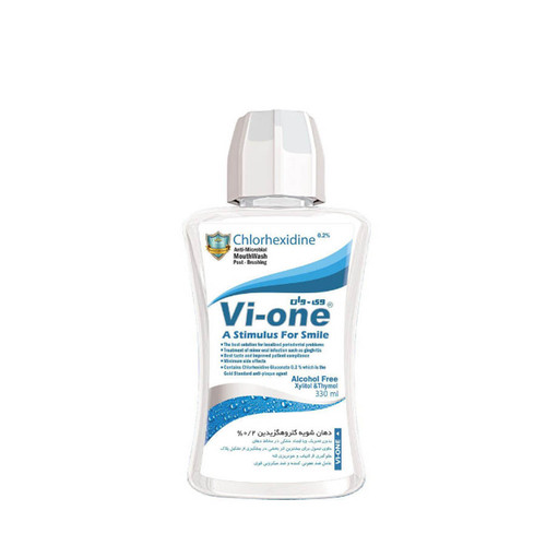 دهانشویه کلروهگزیدین 2 درصد وی وان 330 میلی لیتر