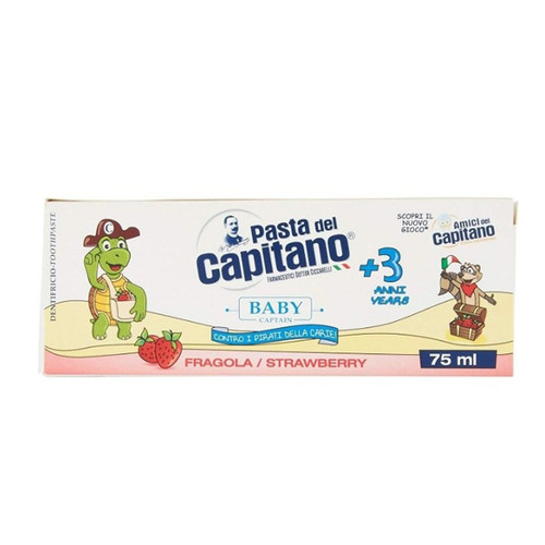 خمیردندان کودک پاستا دل کاپیتانو با طعم توت فرنگی