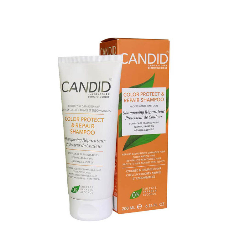 شامپو تثبیت رنگ و ترمیم کننده مو کاندید 200 میلی لیتر
