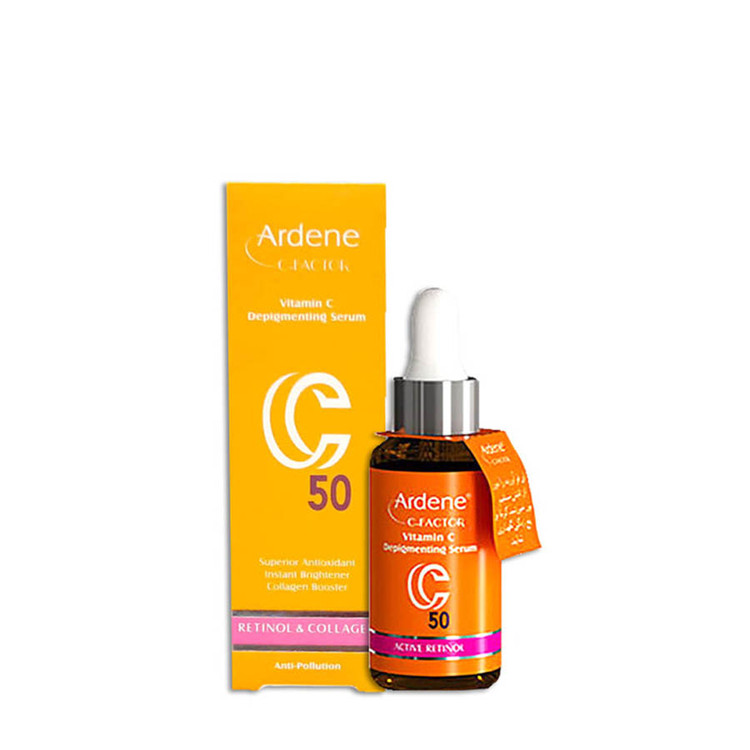 سرم روشن کننده و ضد لک ویتامین C50 آردن 30 میلی لیتر