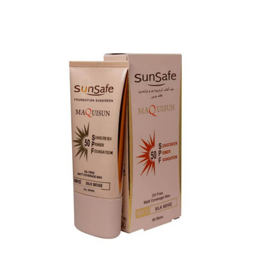 کرم ضد آفتاب کرم پودری و پرایمری SPF50 سان سیف 40 میلی لیتر