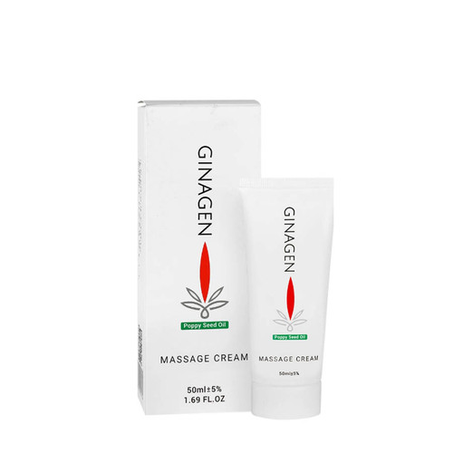 کرم ماساژ حاوی روغن دانه خشخاش ژیناژن