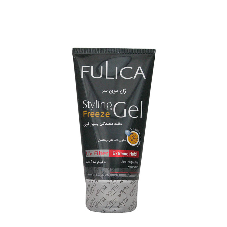 ژل مو حالت دهنده بسیار قوی فولیکا مناسب انواع مو ۱۵۰ میلی لیتر
