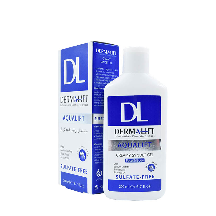 سیندت ژل مرطوب کننده کرمدار درمالیفت مناسب پوست های خشک و خیلی خشک ۲۰۰ میلی لیتر