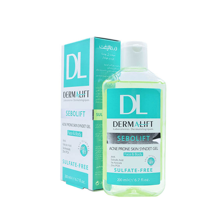 ژل پوست چرب سبولیفت درمالیفت ۲۰۰ میلی لیتر