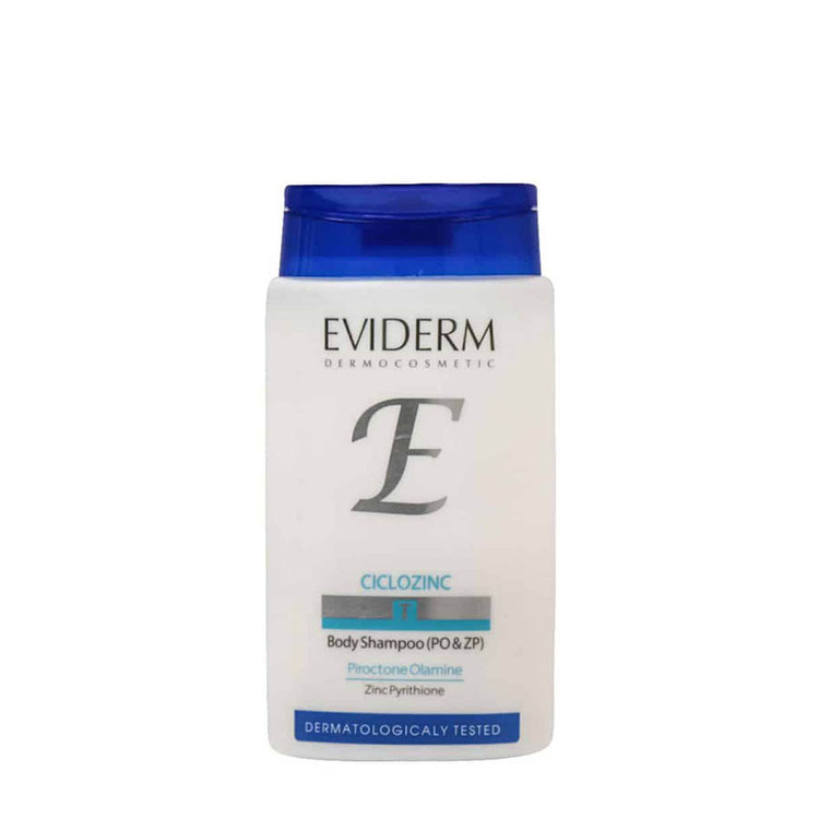 شامپو بدن سیکلوزینک اویدرم مناسب پوست های آسیب دیده 200 میلی لیتر