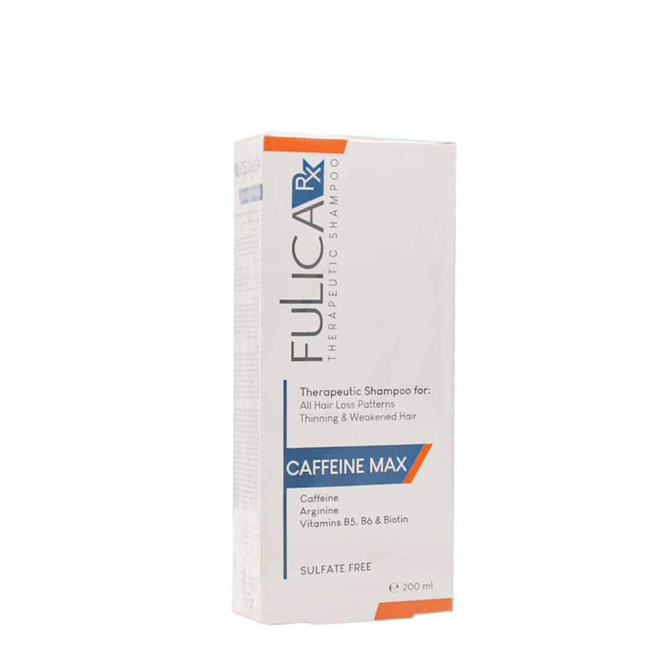 شامپو تقویت کننده و حجم دهنده کافئین مکس فولیکا آر ایکس 200 میلی لیتر