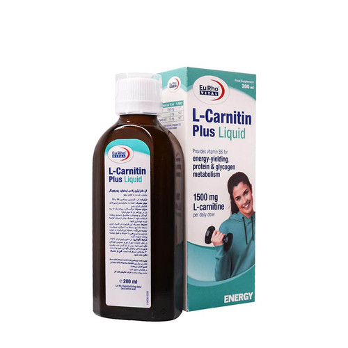 شربت ال کارنیتین پلاس یوروویتال 200 میلی لیتر