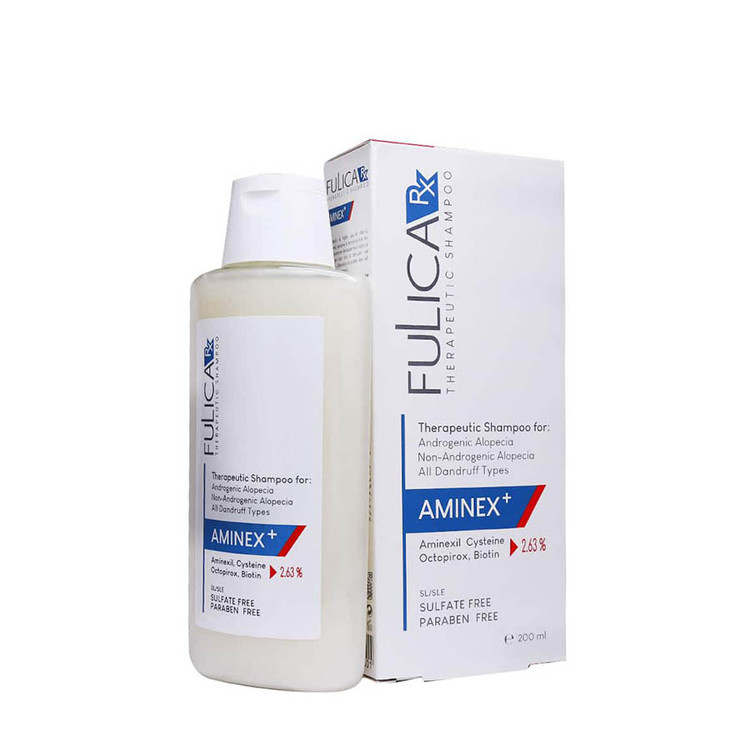 شامپو فاقد سولفات آمینکس فولیکا آر ایکس 200 میلی لیتر