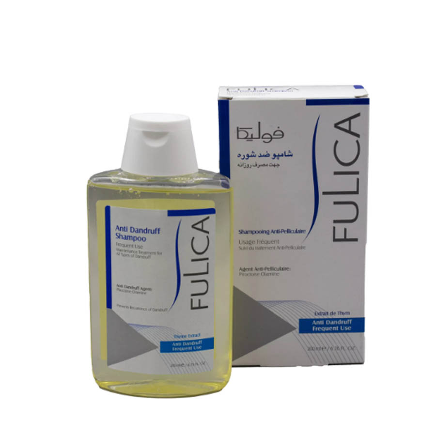 شامپو ضد شوره روزانه فولیکا مناسب انواع مو ۲۰۰ میلی لیتر