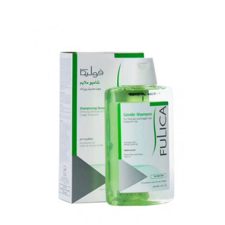 شامپو ملایم فولیکا مناسب موهای حساس و شکننده ۲۰۰ میلی لیتر