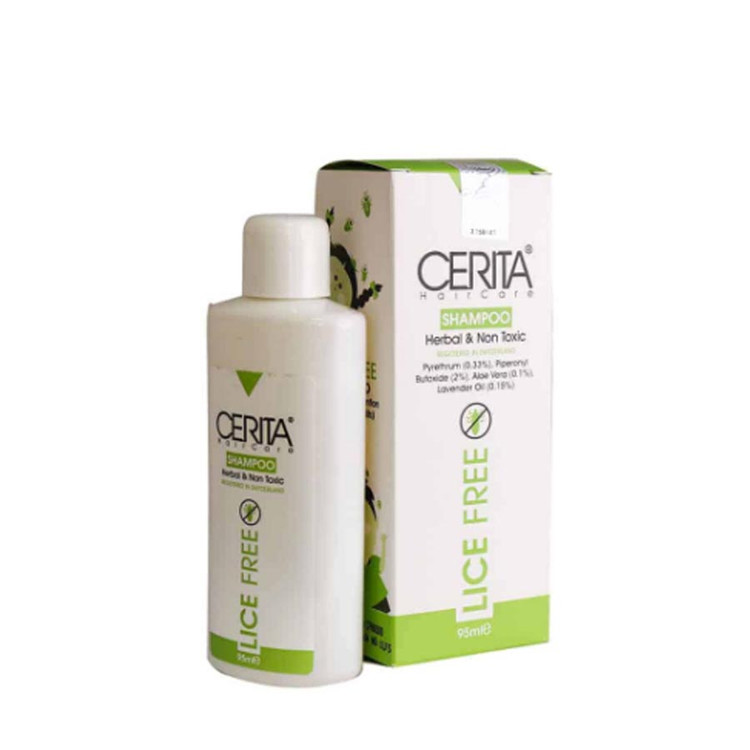 شامپو ضد شپش لایس فری سریتا مناسب انواع مو 95 میلی لیتر