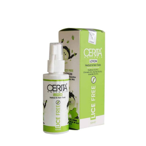 لوسیون ضد شپش لایس فری سریتا مناسب انواع مو 50 میلی لیتر