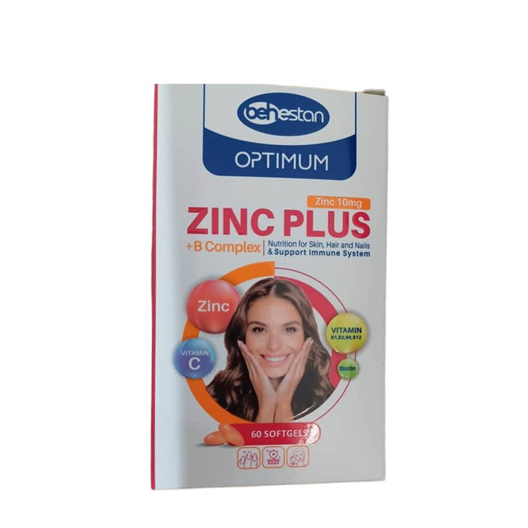 کپسول زینک پلاس و ب کمپلکس بهستان 60 عدد