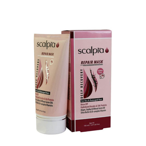 ماسک مو مخصوص موهای خشک و آسیب دیده اسکالپیا 150 میلی لیتر