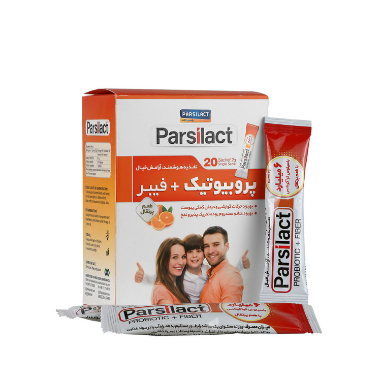 ساشه فیبر پروبیوتیک پارسی لاکت 20 عدد