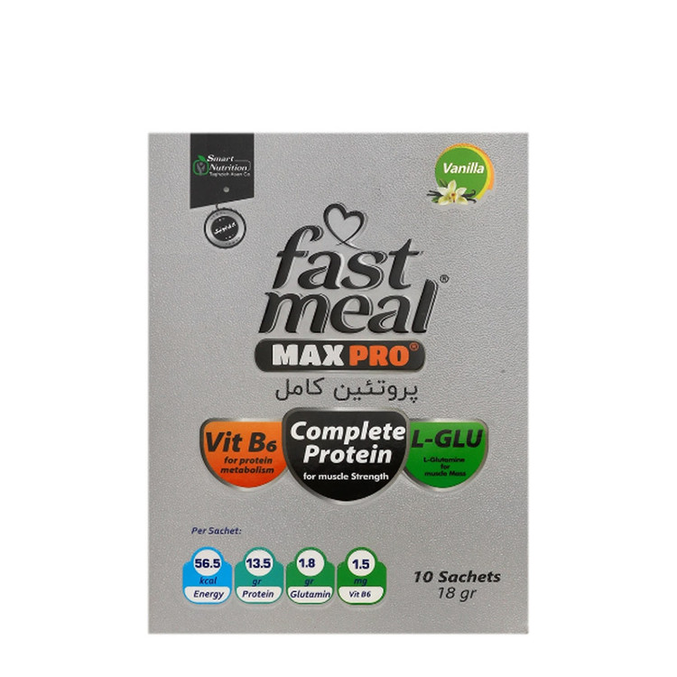 پودر فست میل مکس پرو 10 عدد | طعم وانیل