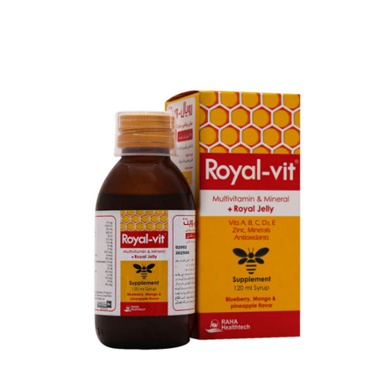 شربت مولتی ویتامین مینرال رویال ویت رها حاوی رویال ژلی