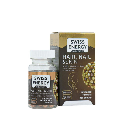 کپسول هیر نیل و اسکین سوییس انرژی 30 عدد