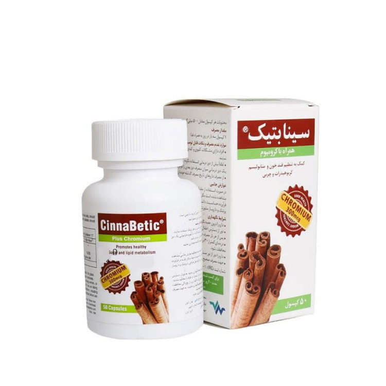 کپسول سینابتیک همراه با کرومیوم ساج پاد دارو 50 عدد