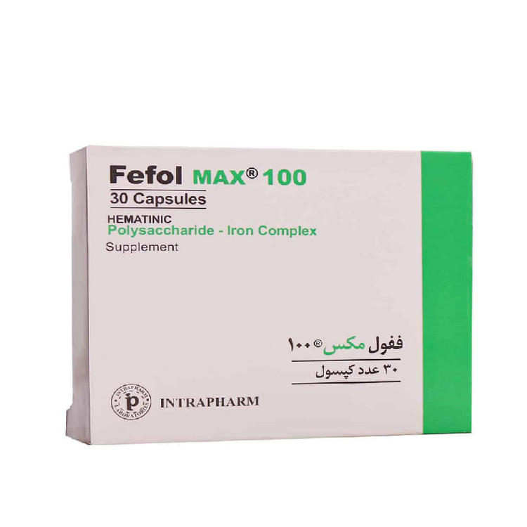 کپسول ففول مکس 100 اینترافارم 30 عدد