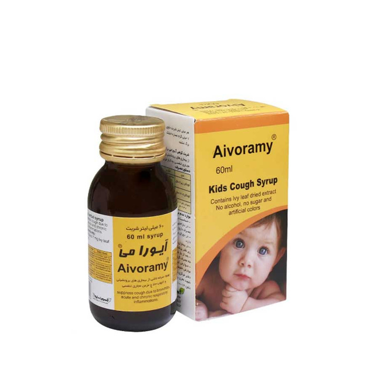 شربت سرفه کودکان آیورا اهورا دارو ۶۰ میلی لیتر