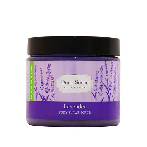 ژل اسکراب شکری بدن لوندر دیپ سنس سی گل مناسب انواع پوست 400 میلی لیتر