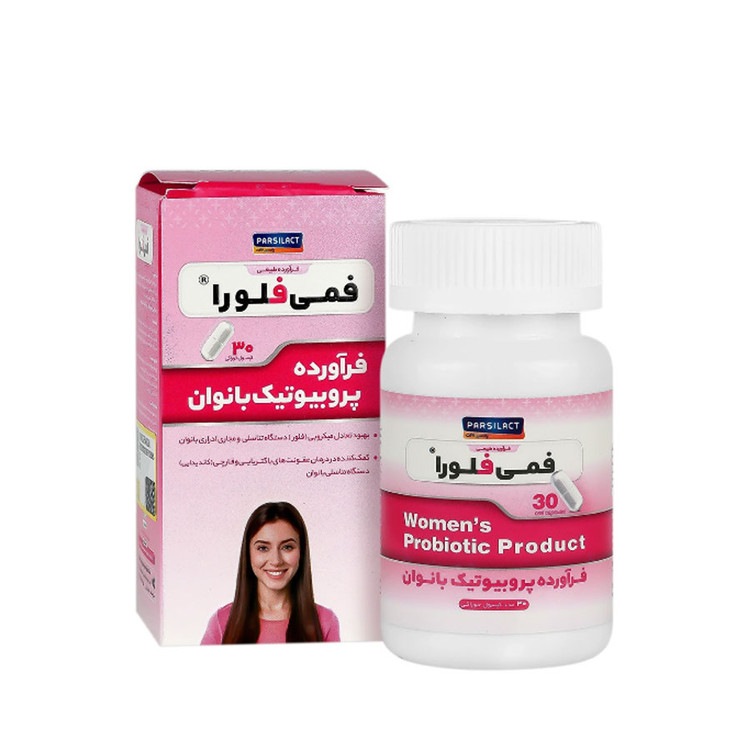 کپسول فمی فلورا پارسی لاکت 30 عدد