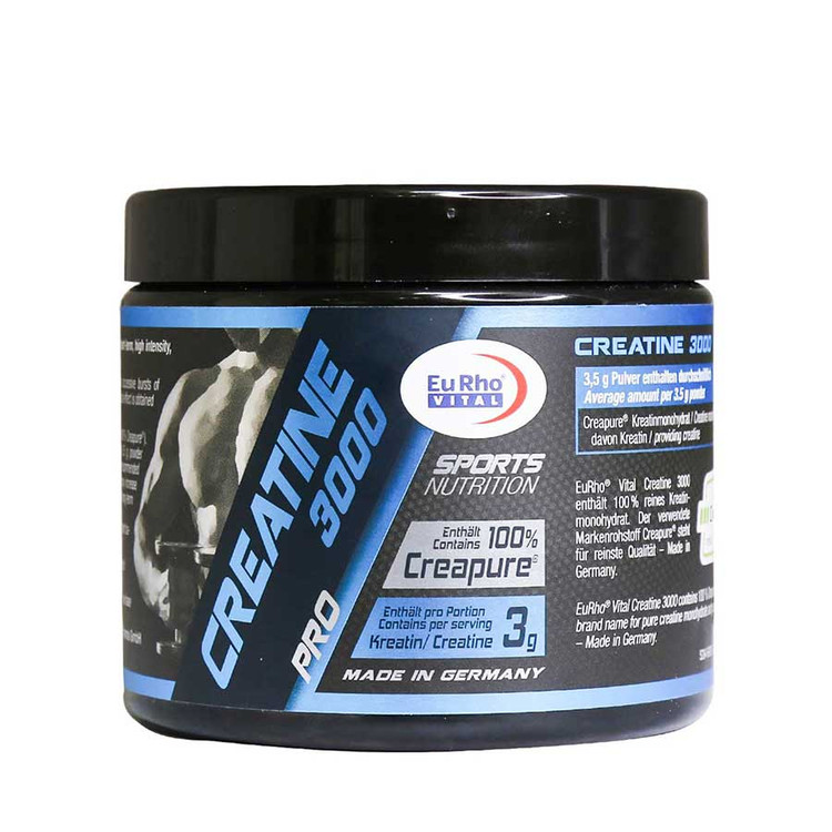 پودر خوراکی کراتین 3000 یوروویتال 250 گرم