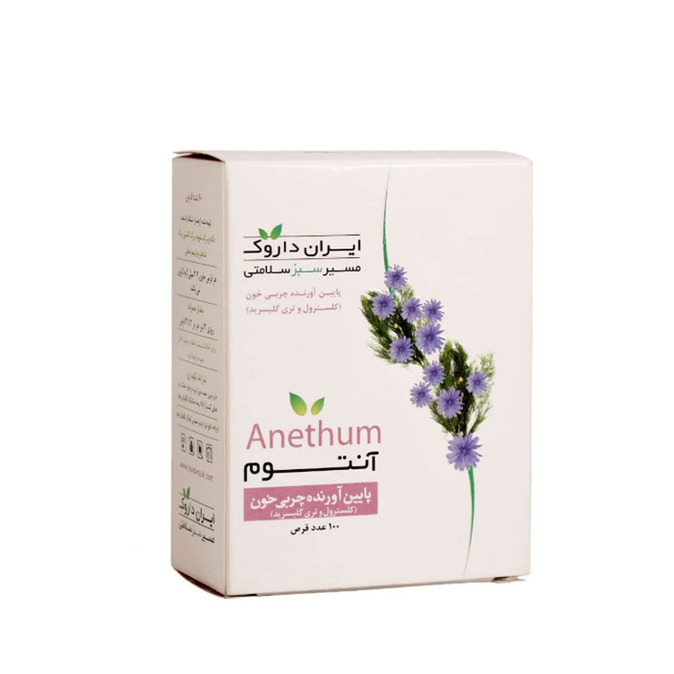 قرص پایین آورنده چربی خون آنتوم ایران داروک 100 عدد