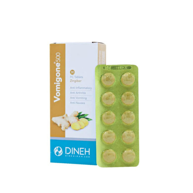 قرص روکش دار گیاهی ومیگان دینه 30 عدد