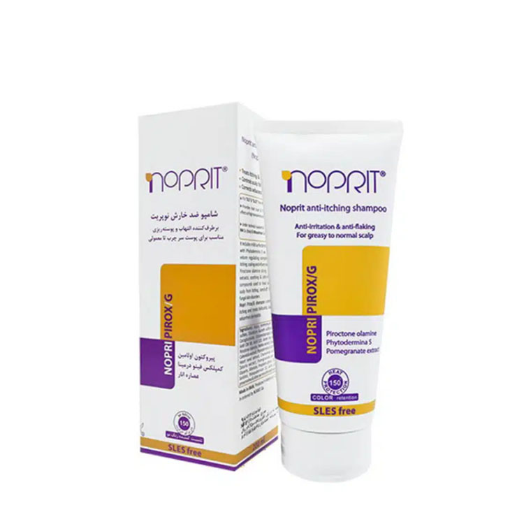 شامپو ضد خارش نوپریت مناسب پوست سر چرب 200 میلی لیتر
