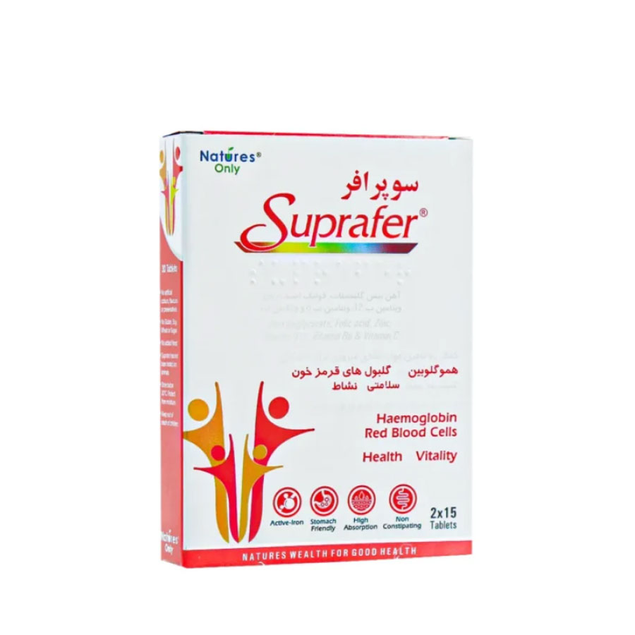 قرص سوپرافر نیچرز اونلی 30 عدد