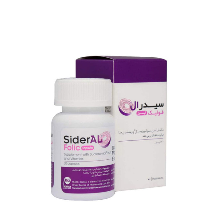 کپسول سیدرال فولیک فارمانوترا 30 عدد