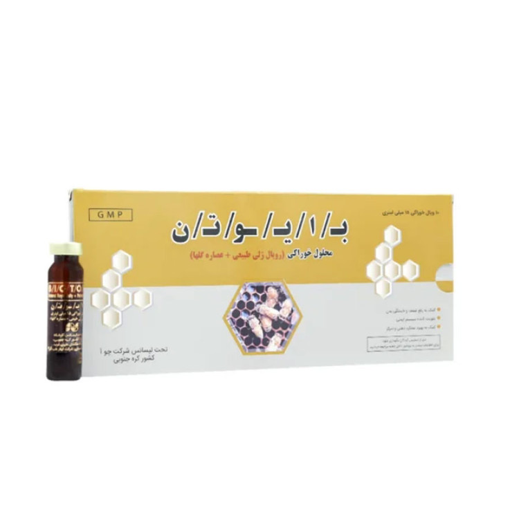 ویال خوراکی بایوتن چوا فارم حاوی رویال ژلی ۱۰ عدد