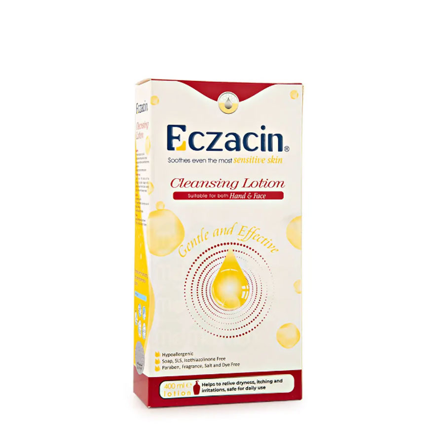 لوسیون شوینده اگزاسین هولیستیکا برای دست و صورت 400 میلی لیتر