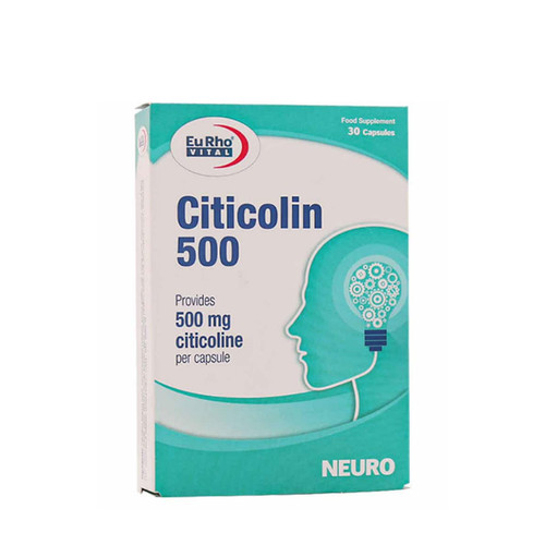 کپسول سیتی کولین 500 میلی گرم یوروویتال 30 عدد